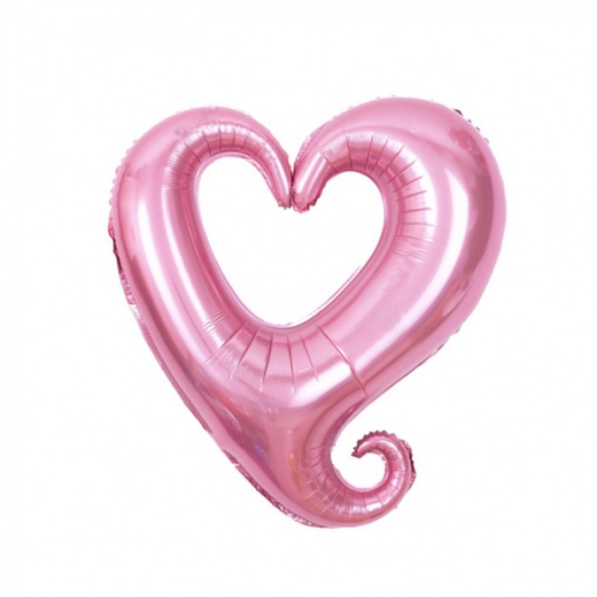 Palloncini Mylar Hollow Heart SuperShape (43”)