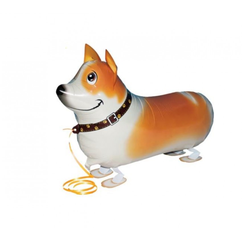 Palloncini Mylar Pet Walker - Corgi (21”)