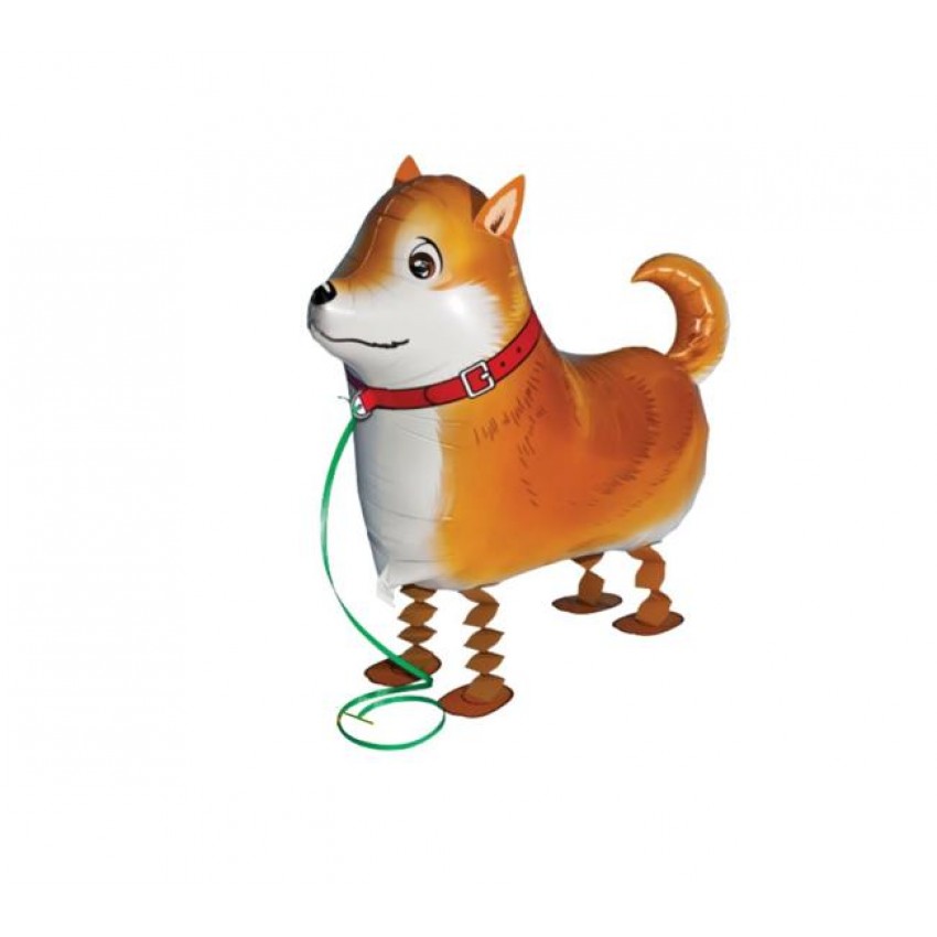 Palloncini Mylar Pet Walker - Shiba-Inu (22”)