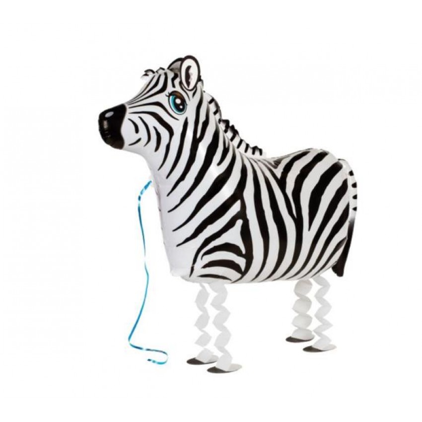 Palloncini Mylar Pet Walker - Zebra (25”)