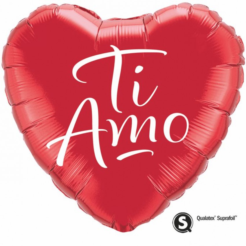 Palloncini Mylar Ti Amo Cuore (18”)