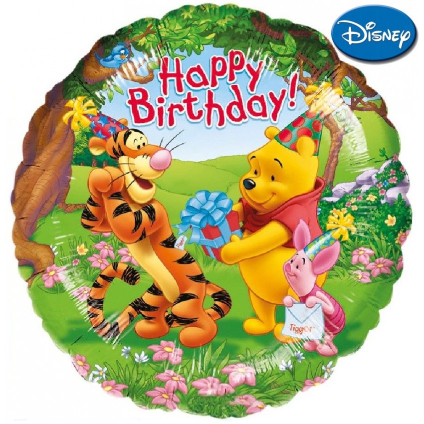 Palloncini Mylar Winnie the Pooh Happy Birthday XL® (18”)